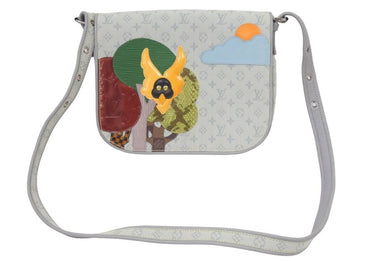 LOUIS VUITTON ルイ・ヴィトン コントドゥフェ ミュゼット ショルダーバッグ モノグラム M92279 グレー 中古 46628