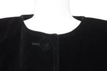 Load image into Gallery viewer, FENDI フェンディ セットアップ ジャケット スカート ヴィンテージ コットン モダクリル ブラック サイズ40 美品 中古 46647