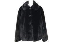 Load image into Gallery viewer, FENDI フェンディ ファーコート ジャケット 31.534519 04042 アクリル ポリエステル ブラック ブラウン 美品 中古 46649