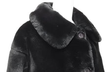 Load image into Gallery viewer, FENDI フェンディ ファーコート ジャケット 31.534519 04042 アクリル ポリエステル ブラック ブラウン 美品 中古 46649