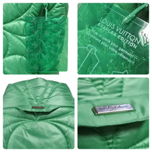 Load image into Gallery viewer, 新品同様 LOUIS VUITTON ルイヴィトン ダウンベスト LVSEパデッドモノグラムフラワージレ グリーン 1A9FRG サイズ52 中古 46682