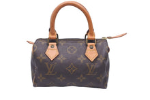 Load image into Gallery viewer, LOUIS VUITTON ルイヴィトン ミニスピーディ ハンドバッグ モノグラム ブラウン レザー M41534 中古 46692