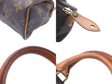 Load image into Gallery viewer, LOUIS VUITTON ルイヴィトン ミニスピーディ ハンドバッグ モノグラム ブラウン レザー M41534 中古 46692