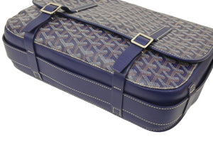 GOYARD ゴヤール ブラック ヴェルヴェデール GM 斜め掛けショルダーバッグ ネイビー 美品 中古 46722