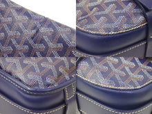 Load image into Gallery viewer, GOYARD ゴヤール ブラック ヴェルヴェデール GM 斜め掛けショルダーバッグ ネイビー 美品 中古 46722