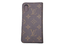 Load image into Gallery viewer, LOUIS VUITTON ルイ・ヴィトン モノグラム iPhoneX/XS スマホケース ブラウン 小物 ロゴ 中古 46723