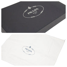 Load image into Gallery viewer, PRADA プラダ ２WAY ナイロン トートバッグ ショルダーバッグ ブルー トライアングルロゴ レザー 美品 中古 46740
