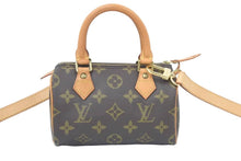 Load image into Gallery viewer, LOUIS VUITTON ルイヴィトン ミニスピーディ ハンドバッグ モノグラム ブラウン レザー M41534 美品 中古 46754