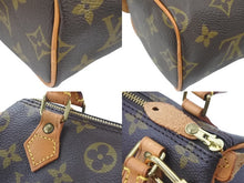 Load image into Gallery viewer, LOUIS VUITTON ルイヴィトン ミニスピーディ ハンドバッグ モノグラム ブラウン レザー M41534 美品 中古 46754