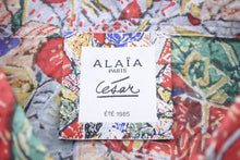 Load image into Gallery viewer, ALAIA アライア 長袖シャツ トップス 9C9C775RT268 CM10 イタリア製 コットン マルチカラー サイズ36 美品 中古 46784