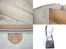 Load image into Gallery viewer, CELINE セリーヌ 2WAYバッグ ショルダーバッグ ハンドバッグ マカダム柄 PVC ゴールド金具 ブラウン 中古 46799