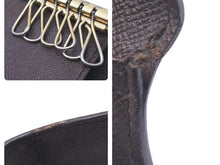 Load image into Gallery viewer, LOUIS VUITTON ルイヴィトン キーケース ミュルティクレ6 6連 ダミエ エベヌ ブラウン ゴールド金具 良品 中古 46808