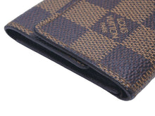 Load image into Gallery viewer, LOUIS VUITTON ルイヴィトン キーケース ミュルティクレ6 6連 ダミエ エベヌ ブラウン ゴールド金具 良品 中古 46808