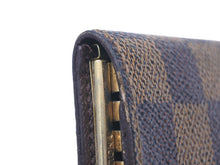 Load image into Gallery viewer, LOUIS VUITTON ルイヴィトン キーケース ミュルティクレ6 6連 ダミエ エベヌ ブラウン ゴールド金具 良品 中古 46808