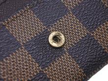 Load image into Gallery viewer, LOUIS VUITTON ルイヴィトン キーケース ミュルティクレ6 6連 ダミエ エベヌ ブラウン ゴールド金具 良品 中古 46808
