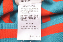 Load image into Gallery viewer, 極美品 HERMES エルメス ボーダー ノースリーブ ニット グリーン レッド トップス 柄 サイズ36 中古 46823