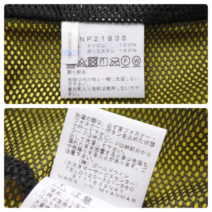 極美品 THE NORTH FACE ザ・ノースフェイス ハイドレナウィンド ジャケット フード イエロー ブラック NP21835 サイズM 中古 46830