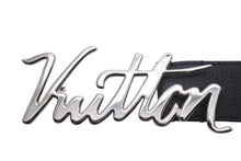 Load image into Gallery viewer, LouisVuitton ルイヴィトン ベルト サンチュール LVオートグラフ ロゴ レザー ブラック シルバー金具 M0187 100/40 美品 中古 46838