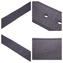 Load image into Gallery viewer, LouisVuitton ルイヴィトン ベルト サンチュール LVオートグラフ ロゴ レザー ブラック シルバー金具 M0187 100/40 美品 中古 46838