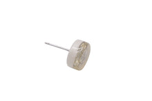 Load image into Gallery viewer, CHANEL シャネル ココマーク ピアス アクセサリー 小物 両耳 99A 1.0g プラスチック メタル ホワイト クリア 美品 中古 46844