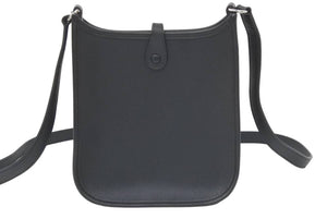 極美品 HERMES エルメス エブリンTPM エプソン 黒 ブラック SS □M 中古 46848
