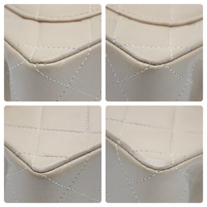 CHANEL シャネル ヴィンテージ ミニマトラッセチェーンショルダーバッグ 1番台 ベージュ ゴールド金具 美品 中古 46861