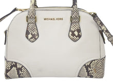 Load image into Gallery viewer, MICHAEL KORS マイケルコース 2WAYバッグ ショルダーバッグ ハンドバッグ レザー アイボリー ゴールド金具 美品 中古 46887