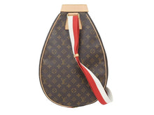Load image into Gallery viewer, LOUISVUITTON ルイヴィトン エテュイラケットテニス ケース バッグ GI0788 PA2250 ブラウン ホワイト レッド 美品 中古 46902