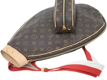 Load image into Gallery viewer, LOUISVUITTON ルイヴィトン エテュイラケットテニス ケース バッグ GI0788 PA2250 ブラウン ホワイト レッド 美品 中古 46902