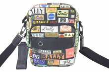 Load image into Gallery viewer, BALLY バリー SIGNBOARD PLATE LOGO ショルダーバッグ クロスボディバッグ ロゴ レザー牛革 マルチカラー 美品 中古 46942 正規品