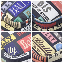 Load image into Gallery viewer, BALLY バリー SIGNBOARD PLATE LOGO ショルダーバッグ クロスボディバッグ ロゴ レザー牛革 マルチカラー 美品 中古 46942 正規品