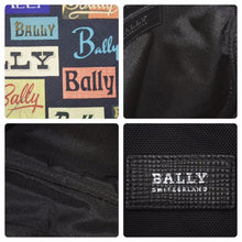 Load image into Gallery viewer, BALLY バリー SIGNBOARD PLATE LOGO ショルダーバッグ クロスボディバッグ ロゴ レザー牛革 マルチカラー 美品 中古 46942 正規品