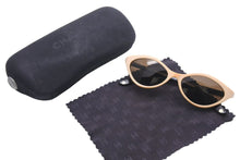 Load image into Gallery viewer, CHANEL シャネル サングラス メガネ アクセサリー C569517 プラスチック ナチュラルベージュ ブラック 50□15 130 美品 中古 46944