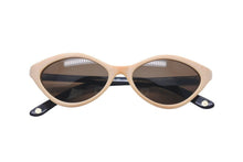 Load image into Gallery viewer, CHANEL シャネル サングラス メガネ アクセサリー C569517 プラスチック ナチュラルベージュ ブラック 50□15 130 美品 中古 46944