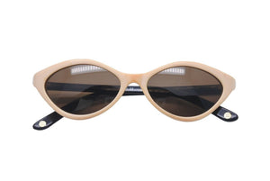 CHANEL シャネル サングラス メガネ アクセサリー C569517 プラスチック ナチュラルベージュ ブラック 50□15 130 美品 中古 46944