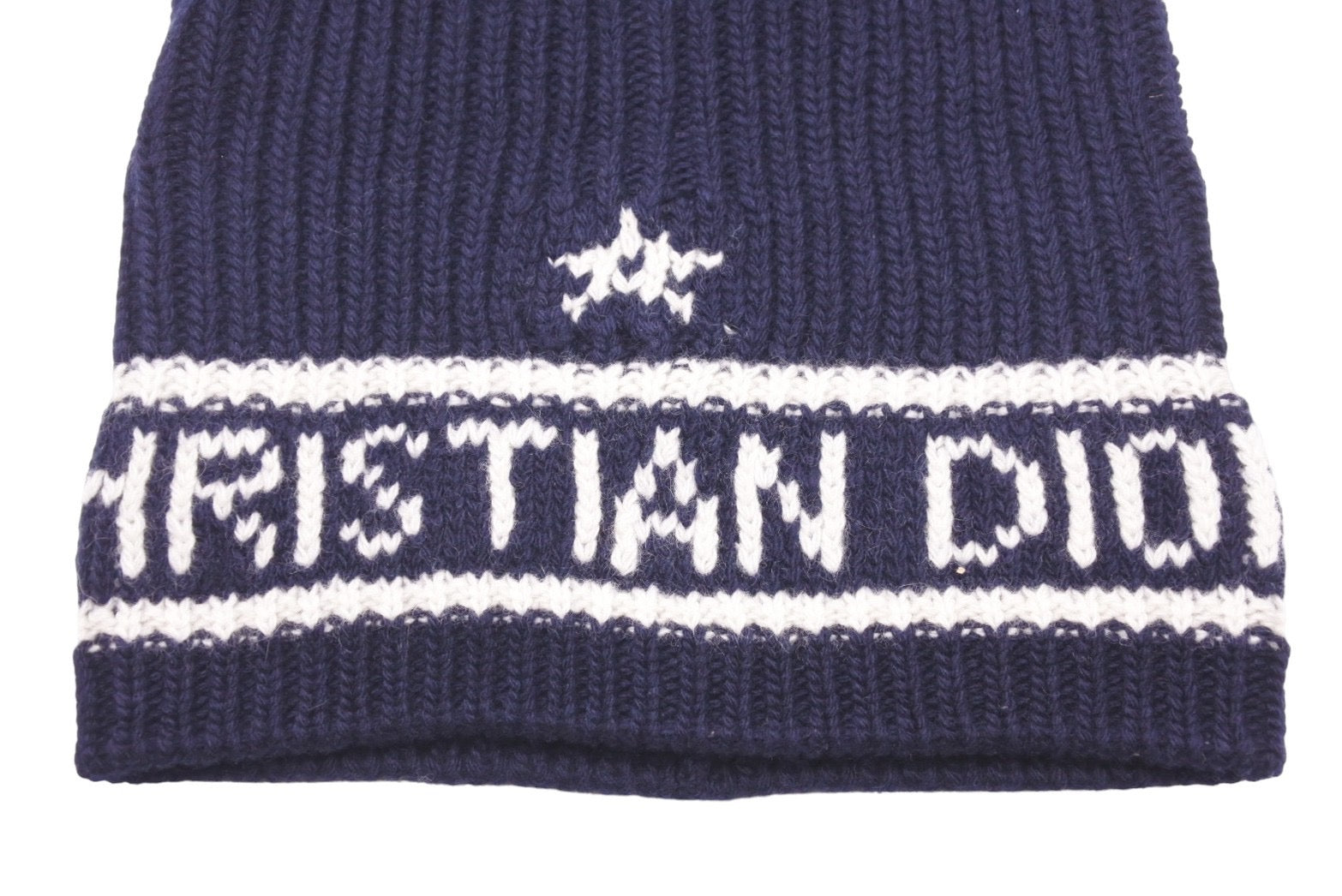 ChristianDior クリスチャンディオール ロゴ ニット帽 帽子