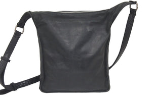 CHROME HEARTS クロムハーツ Fスリンガー レザー ショルダーバッグ ブラック シルバー925 斜め掛け シルバー金具 中古 46967