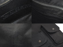 Load image into Gallery viewer, CHROME HEARTS クロムハーツ Fスリンガー レザー ショルダーバッグ ブラック シルバー925 斜め掛け シルバー金具 中古 46967