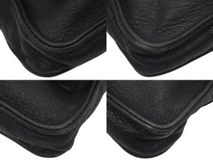 CHROME HEARTS クロムハーツ Fスリンガー レザー ショルダーバッグ ブラック シルバー925 斜め掛け シルバー金具 中古 46967