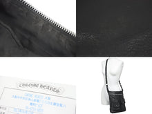 Load image into Gallery viewer, CHROME HEARTS クロムハーツ Fスリンガー レザー ショルダーバッグ ブラック シルバー925 斜め掛け シルバー金具 中古 46967