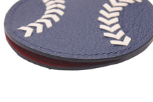 Load image into Gallery viewer, 極美品 HERMES エルメス チャーム キーケース ベースボール C刻 ヴォーエヴァーカラー ブルーマルテ ルージュカザック 中古 46970
