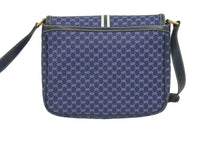 Load image into Gallery viewer, グッチ GUCCI GGキャンバス ショルダーバッグ ネイビー 金具 レディース 中古品 46995