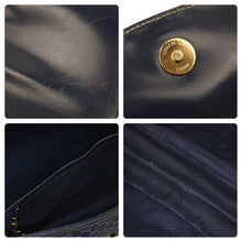 Load image into Gallery viewer, グッチ GUCCI GGキャンバス ショルダーバッグ ネイビー 金具 レディース 中古品 46995