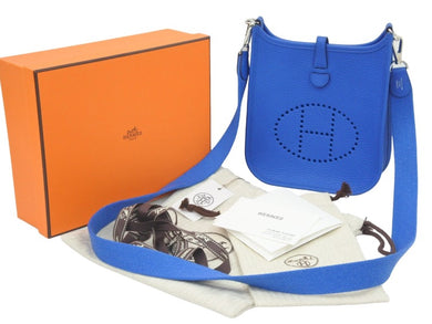 HERMES エルメス エヴリン TPM ショルダーバック 2022年 U刻印 ブルーフランス SS ブルー トゴ 箱付き 未使用品 47004