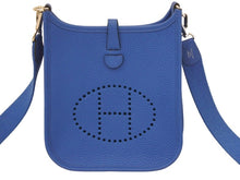Load image into Gallery viewer, HERMES エルメス エヴリン TPM ショルダーバック 2022年 U刻印 ブルーフランス SS ブルー トゴ 箱付き 未使用品 47004