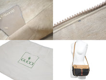 Load image into Gallery viewer, GUCCI グッチ ショルダーバッグ 総柄 レザー オールド シェリーライン ベージュ ブラック 中古 47022