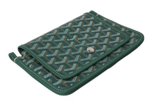 Load image into Gallery viewer, 新品同様 GOYARD ゴヤール プリュメ ショルダーバッグ 斜めがけポシェット ポーチウォレット PVC レザー グリーン 中古 47026