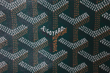 Load image into Gallery viewer, 新品同様 GOYARD ゴヤール プリュメ ショルダーバッグ 斜めがけポシェット ポーチウォレット PVC レザー グリーン 中古 47026
