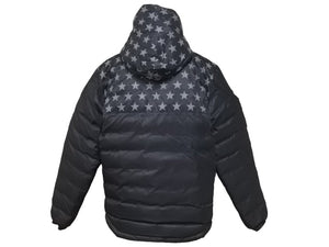 CANADA GOOSE カナダグース Ron Herman ロンハーマン スター切り替えダウンジャケット ナイロン サイズL 美品 中古 47056