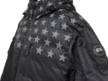 Load image into Gallery viewer, CANADA GOOSE カナダグース Ron Herman ロンハーマン スター切り替えダウンジャケット ナイロン サイズL 美品 中古 47056